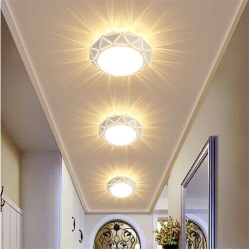 Multicolor Hotel Aisle Ceiling Lamp Home Corridor Light Warm White Bedroom LED Lighting