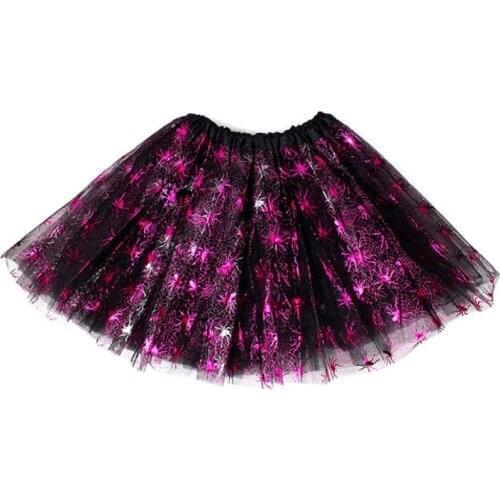 2020 Spider performance skirt Girls Costume Skirt Tutu Cosplay Carnival Party Halloween Costume Carnival Birthday Party skirt