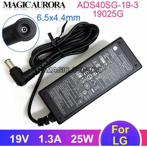19V 1.3A ADS-40SG-19-3 19025G SWITCHING Adapter For LG Monitor EAY62549201 22MP58VQ-P 22MP48HQ-P 24M38H-B LCAP21 22MP58VQ 24M38H