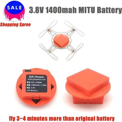 New 3.8V 1400mah MITU Battery For Xiaomi MiTu Quadcopter Drone Accessories high quality 3-4 minutes fly