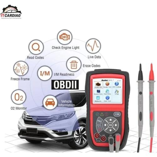 Autel AutoLink AL539 OBD2 Scanner Automotive Tester Code reader Car Diagnostic tool for Electrical battery test PK Al539B