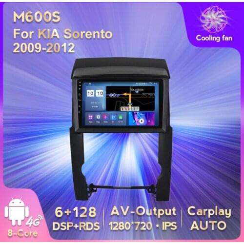 IPS HD 1280*720 Android 11 Car GPS Navigation DVD Multimedia Player for Kia Sorento 2009-2012 BT Stereo Player Carplay AUTO WIFI