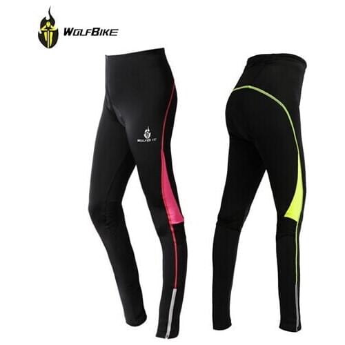 WOLFBIKE Womens Cycling Bike Bicycle Pants Sportswear Bike Cycling Riding Clothing Padded Tight Pants Trousers