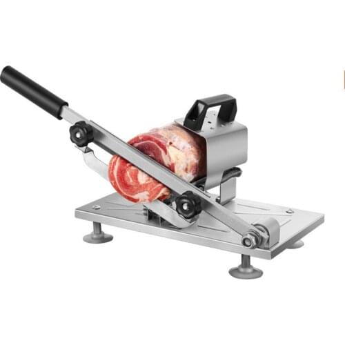 Fast shipping high quality manual meat cutter,mutton slicer,frozen meat slicing cutter,mutton rolls machine