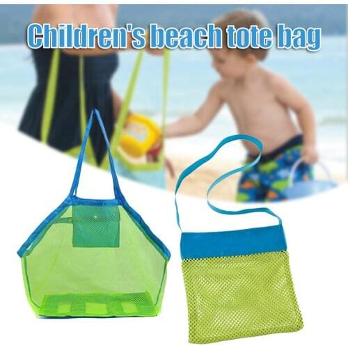 Childrens Beach Net Bag Portable Quick Storage Bag for Collecting Beach Toys Clothing Sundries Storage TN88