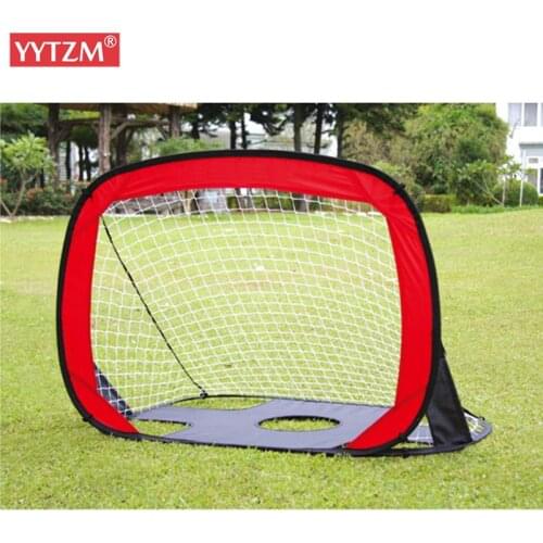 Children Net Set Football Gate Portable Foldable Target Training Goal Easy Folding Dual Use Outdoor Indoor Toy Soccer Equipment