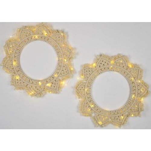 Macrame Tapestry Wall Hanging Decorations Bohemia Handcraft Tassel Tapestry Background Wall Pastel Goth Decor