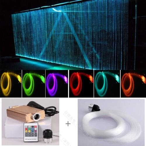 China cost led fiber optic light curtain for wedding party decoration