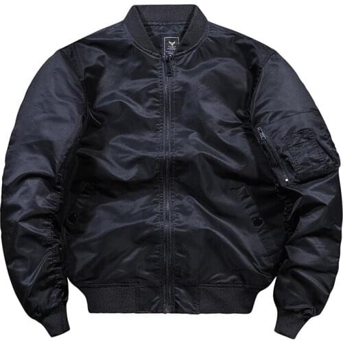 Mens Bomber Zipper Jacket Casual Mens Streetwear Hip Hop Pilot Coats Fashion Slim Fit Baseball Jackets Mens Clothing