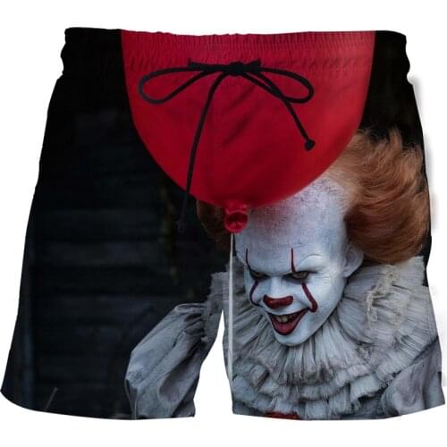 Summer 3D printed shorts Mans ugly face Summer beach pants 2021 men casual beach shorts Fun swimsuit with pants pants