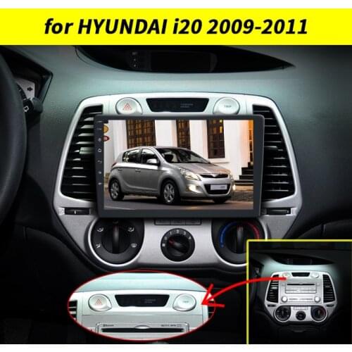 2Din Rotating Screen Car Radio Multimedia For HYUNDAI I20 2010 Android 10 Stereo Player GPS Navigation Head Unit With Camera