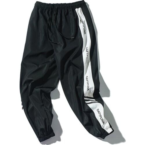Fashion Brand Men Casual Sweatpants New Street Trend Male Printing Drawstring Pants Mens Hip Hop Ankle-Length Pants