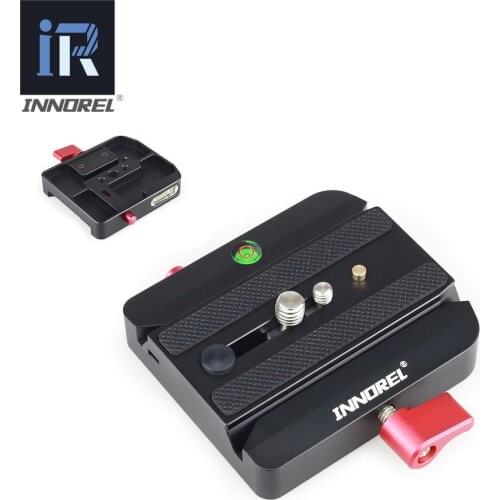INNOREL P200 II Quick Release Clamp Kit QR Plate Adapter Upgraded All CNC Process For Manfrotto 501 500AH 701HDV 503HDV Q5 etc