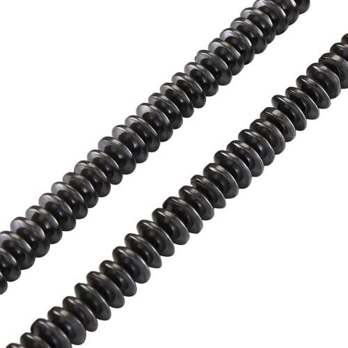 Non-magnetic Synthetic Hematite Beads Strands Black For Jewelry Earring Necklace Findings Making