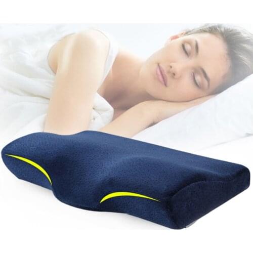 Orthopedic Memory Pillow for neck pain & neck protection Slow Rebound Memory Foam Pillow Health Care Cervical Neck Pillow cover