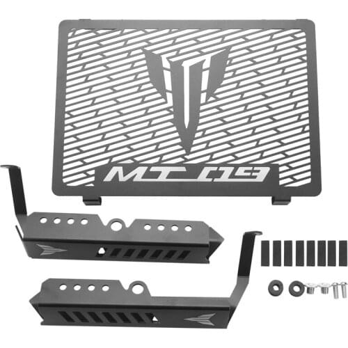 Pair MT09 2013-2016 /for Yamaha FZ09 2013-2016 Radiator Grille Guard Water Cooler Guard Radiator Cover Protector (Matte Black) S