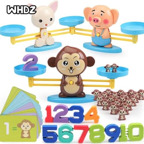 Balance Counting Cool Math Games - Toys for 3 4 5 Year olds Math Educational Kindergarten-Number Learning for Boys and Girls