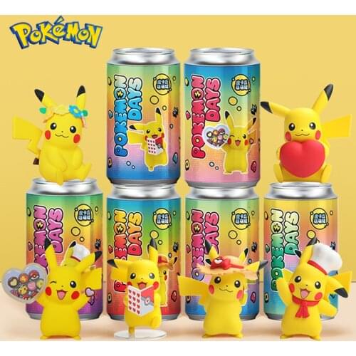 Pokemon Go Pikachu Anime Toys Kawaii Jar Figure Sleeping Pokemon Ornaments Dolls Cartoon Brand Birthday Gift for Kids or Friends