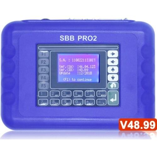 Sbb Pro2 V48.99 Key Programmer Updated to 12/2018