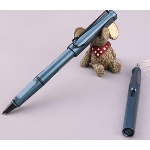 Pluma estilográfica regalo estándar clásico Oficina negro mate verde pistola negro pluma estilográfica