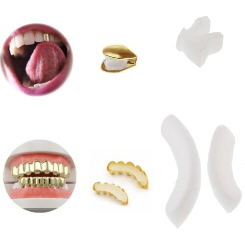 Silicone Grillz Mold Bars Fitting Grill Teeth Cap Replacement One Size Fits All