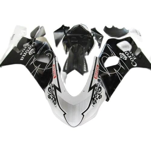 Replace Fairings for SUZUKI GSXR 600 750 2004 2005, Silver Black fairing kit GSXR600 GSXR750 k4 k5 PL231