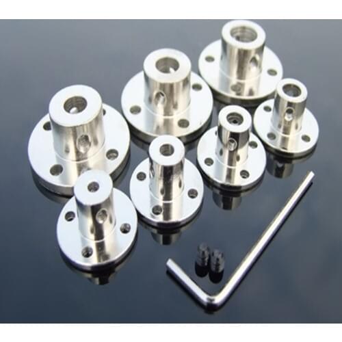 3 / 3.17 / 4/5/6 / 6.35 / 7/8/10/11/12 / 14mm rigid flange coupling motor guide shaft coupling connector
