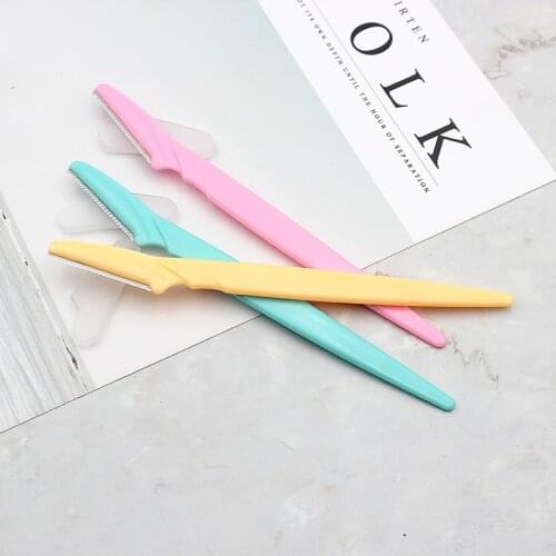 3colors Eyebrow Trimmer Eyebrow Razor Shaver Face Razor Facial Hair Remover for Women Beauty Makeup Accessories