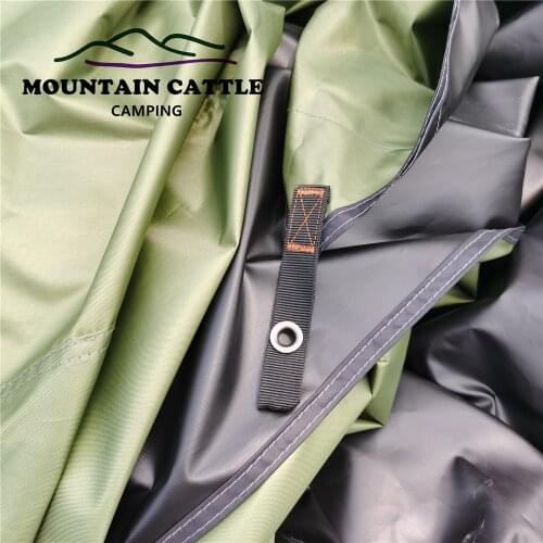 ST Outdoor Black Coating Sun Shelter 400X500CM Camping Survival UV Protect Rainproof Beach Tent Tarp