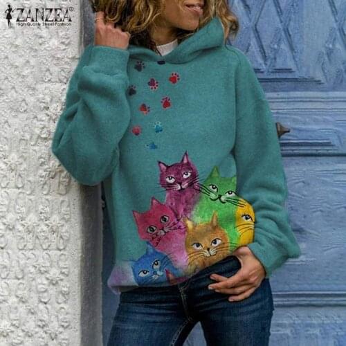 ZANZEA Womens Autumn Hoodies