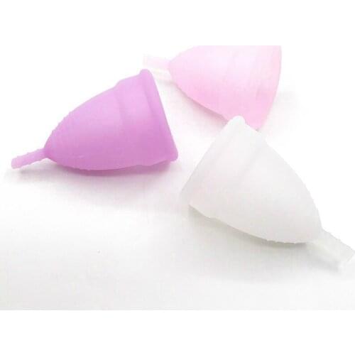 2Pcs/Set Reusable Women Cup Medical Grade Silicone Menstrual Cup Feminine Hygiene menstrual Lady Cup Health Care Period Cup