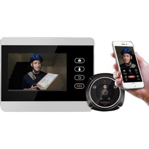 3.7/5/7 Inch WIFI GSM Dual Purpose Video Door Phone Peephole Viewer