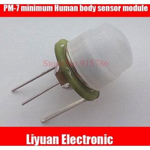 3pcs PM-7 minimum Human body sensor module / PIR infrared sensor module / body infrared sensor probe import