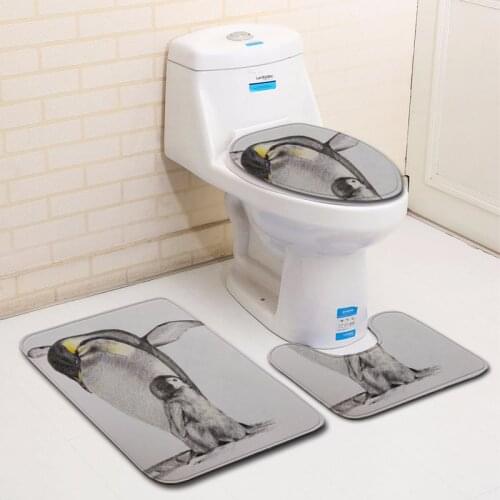 3D creative animal pattern Carpet in the bathroom Toilet mat For bathroom For bath bathroom mat set door mat Bathroom Bath mat