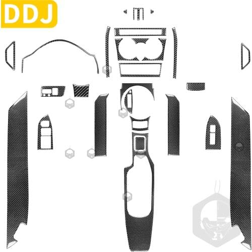 For Subaru BRZ Toyota 86 GT86 2017 2018 2019 Carbon Fiber Car Accessories Gear Shift Cup Holder Air Conditioning Trim Sticker