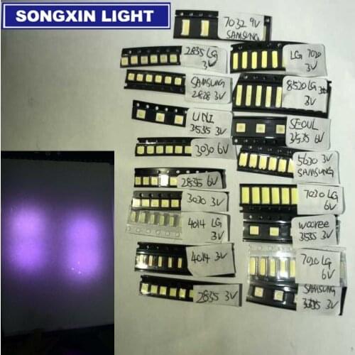 For LG led tv backlight 8520 2835 3030 3535 2828 3V 6V kit electronique led led for lcd tv repair Assorted pack kit Cool white