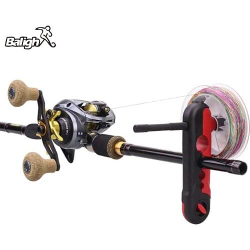 Balight Portable Fishing Line Winder Reel Spool Spooler Machine Spinning Baitcasting Reel Spool Spooling Station System Fishing