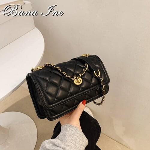 Classic Shoulder Bags Small Squar Flap Bags For Women 2021 New Leather Flap Chain Women Bag Crossbody Mini Purse Bolso Sac