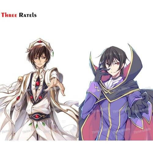 Three Ratels A7 Lelouch Lamperouge Code Geass Cool Cartoon Anime Stikers For Audi A6 &Skateboard&Laptop Waterproof Auto Decal