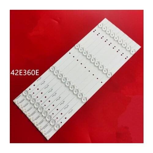 10SET LED backlight lamp strip for 42E360E 2D01327 YAL03-00435280-06 RDL420FY(QD0-303) E306427 Shineon 2D01327 Rev.C