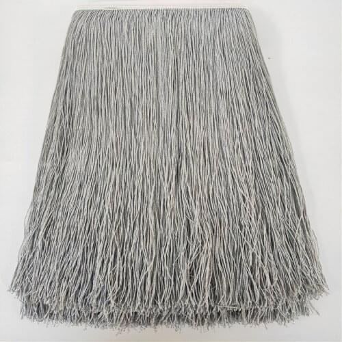 Beatiful 10 metros Lace Fringe Trim 50cm Wide Tassel Fringe Trimming For DIY Latin Dress Stage Clothes Accessories Lace Ribbon