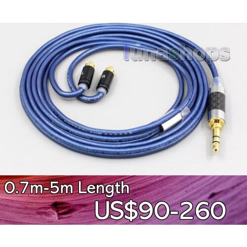 LN006793 3.5mm 2.5mm 4.4mm XLR Litz High Definition 99% Pure Silver Earphone Cable For Dunu dn-2002