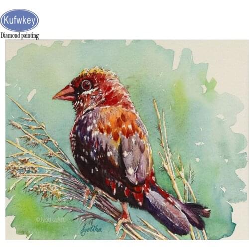 Newest DIY 5d Diamond Painting bird cross stitch kits Mosaic Embroidery crystal Resin Craft full square round Home Decor