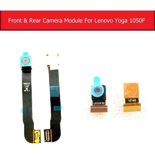 Genuine Front & Rear camera module For Lenovo Yoga Tablet YT2-1050F small facing & Main big camera accessory replacement parts