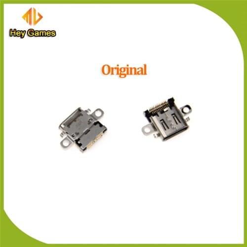 2PCS/lot Original Charging Port Socket Power Connector Type-C Charger Socket replacement for Nintend Switch NS Console Repair