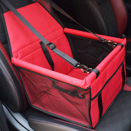Pet Carrying Supplies Car Seat Bag Mesh Hanging Bags Car Travel Accessories Waterproof Dog Mat Blanket Safety Pet Car Seat Bag