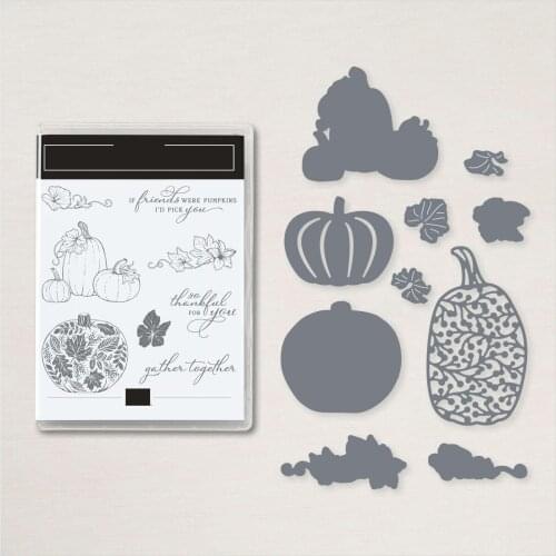 PUMPKINS Shape Cutting Dies Stamps Scrapbook Diary Secoration Embossing Stencil Template Diy Greeting Card Albums 2021 New