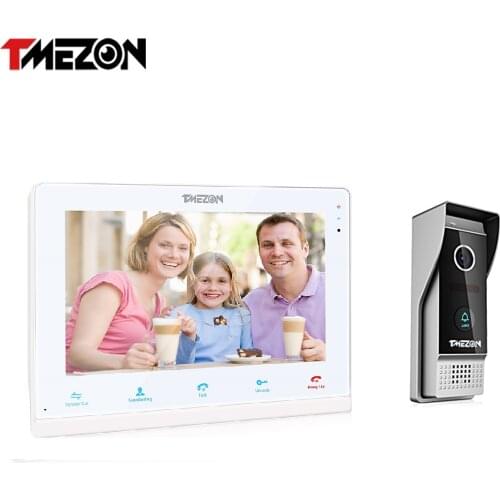 30% off for used TMEZON 7 Inch TFT Wired Smart Video Doorbell Intercom System with 2 Night Vision Monitor + 1x1200TVL Camera