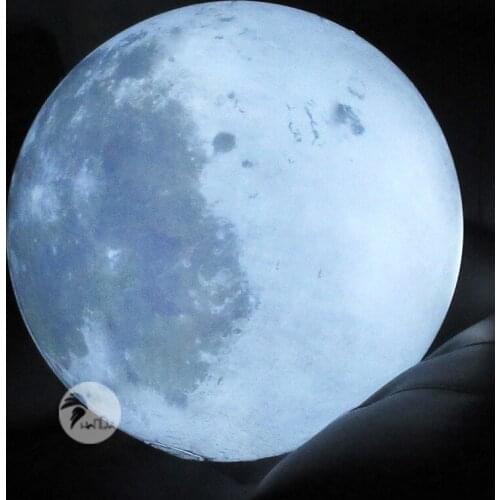 Holiday Event Decoration PVC Suspension Advertising LED Inflatable Moon Balloon