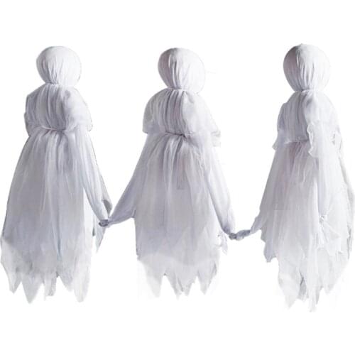 Witch Holding Hands Scary Creepy Light Up Yard for Outdoor Home Veranda Park Chair Path Halloween Decoration Props